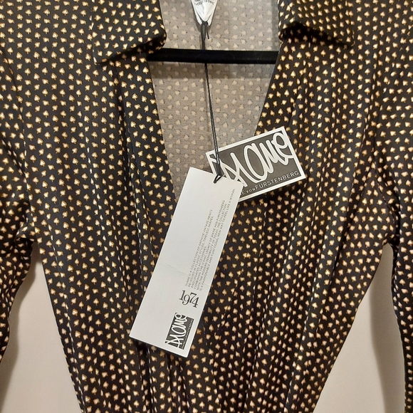 NWT DVF Classic New Jeanne Jersey Wrap Dress - Picture 3 of 6